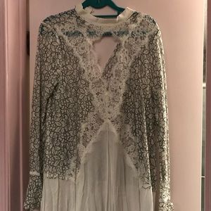 Free People lace top